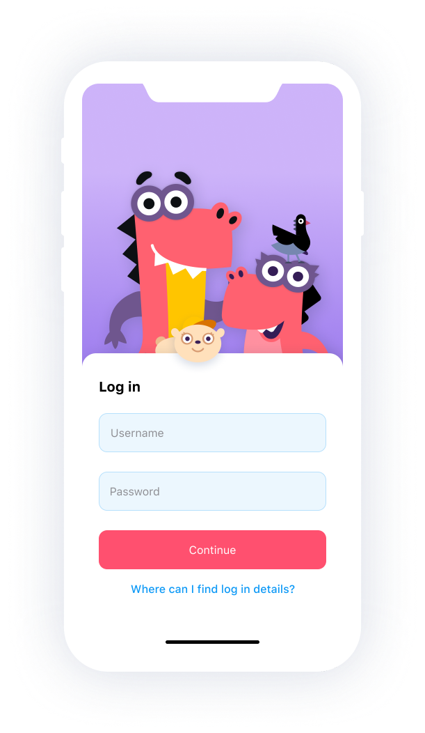 Uchi login screen